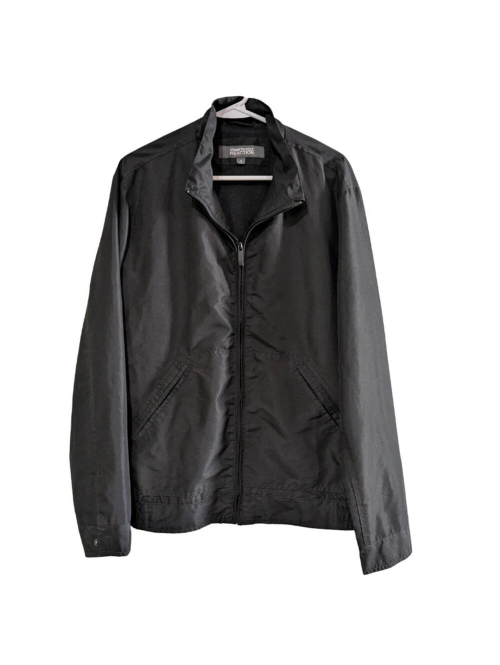 Kenneth Cole Reaction Men's Jacket, Size Medium, Black, Lightweight, Mesh Lined